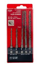 Набор буров ELITECH SDS+ 5 предметов