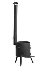 Печь под казан 400мм толщина 2мм с трубой