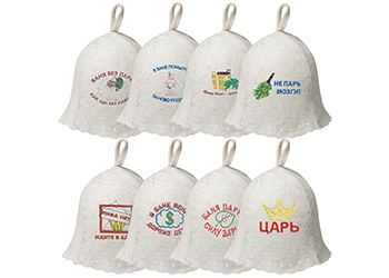 Шапка для бани и сауны