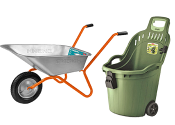 Садовые тачки и тележки