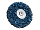Круг зачистной синий 75мм хвостовик 6мм для дрели