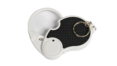 Лупа карманная с подсветкой LED 5х45мм