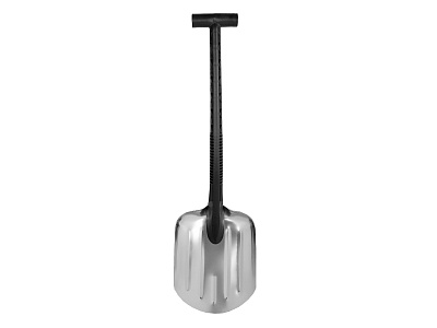 Лопата для снега автомобильная черная 69.5см