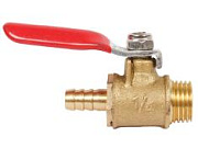 Кран шаровый М1/4 - штуцер под шланг 6мм ANROKEY