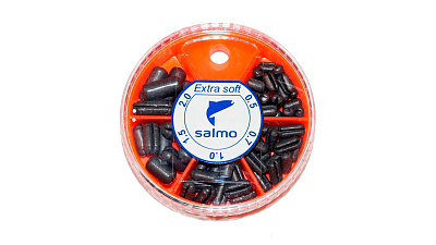 Грузила Salmo EXTRA SOFT малый 5 секций 0.5-2.0г 60г набор 1