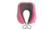 Подушка на шею с эффектом памяти розовая