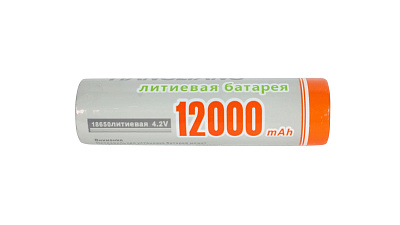 Аккумулятор 18650 4.2V 12000mAh 18650-12000 купить в интернет-магазине Автопартнер