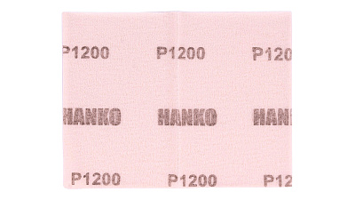 Полоса шлифовальная HAN FLEX на нано-пленочной основе с липучкой 170x130мм Р1200 без отверстий 1шт