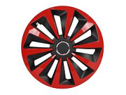 Колпак колеса R-15 декор ФОКС красный комплект