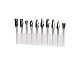 Набор борфрез ANROKEY твердосплавных 3х6мм 10 предметов круп.зуб. AR-NB-3-10-KZ