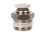 Фитинг пневматический прямой с внешней резьбой AR-FM-PC6-03-3/8