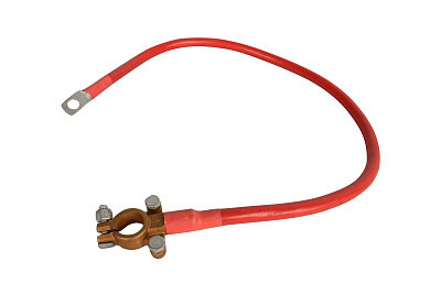 Провод АКБ соединительный плюсовой L-700мм 35кв. болт-клемма