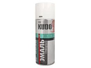 Эмаль KUDO белая глянцевая 520мл KU-1001