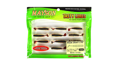 Виброхвост MAYSON Sleek Shad 1.75 - 124 упаковка 12шт