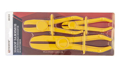 Набор зажимов Thorvik для резиновых шлангов 3 предмета