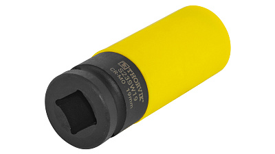 Головка ударная 19 мм 1/2 колесная с пластиковой защитой Thorvik