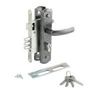 Замок врезной ЗВ-4-1-8 серебро AVERS