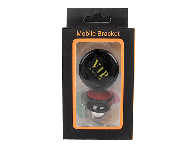 Держатель магнитный круглый черный