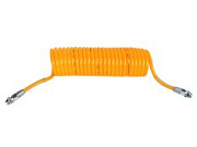 Шланг пневматический витой М16 L-7.5м желтый Polyurethane STARTEC
