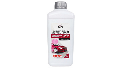 Автошампунь для бесконтактной мойки БАРС активная пена Active Foam Super 1кг