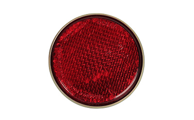 Катафот круглый красный ОСВАР ФП311-01