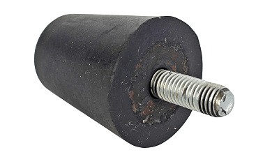 Буфер основания полуприцепа резиновый D-43мм, H-50мм конический