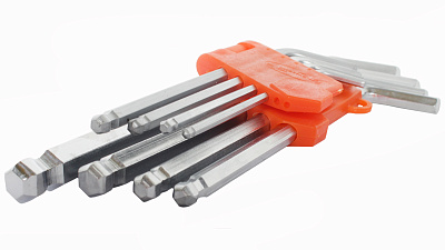 Набор ключей шестигранных Г-образных 3.0-12мм удлиненных с шаром АвтоDело 39158