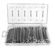 Шплинт набор 6 размеров 144шт кейс