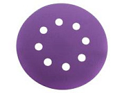Диск шлифовальный PP627 125 мм 8 отверстий  Р400 (1 штука)