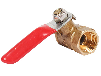 Кран шаровый F1/4 - штуцер под шланг 6мм ANROKEY