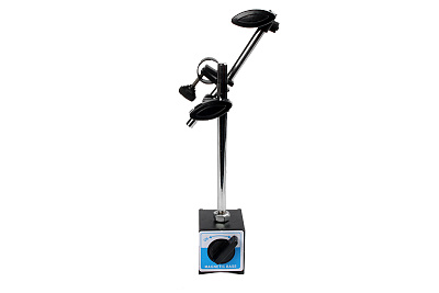 Стойка индикаторная на магнитном основании для индикатора часового типа с точной регулировкой