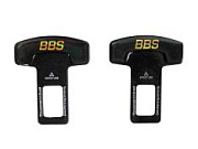 Заглушка ремня безопастности металл.BBS 2шт