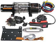 ЛЕБЕДКА ЭЛЕКТРИЧЕСКАЯ 12В 2268КГ - (RP5000SR-СИНТЕТИЧЕСКИЙ ТРОС)