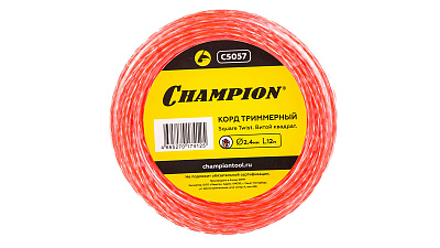 Леска CHAMPION Square Twist DUO 2.4х12м витой квадрат C5057
