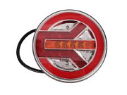 Фонарь задний универсальный 10-32V диодный круглый SST-140208PSD-U