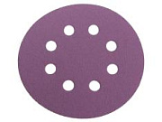Диск шлифовальный PP627 125 мм 8 отверстий  Р80 (1 штука)