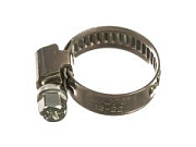 Хомут JTC червячный 12-22мм (нержавеющая сталь)