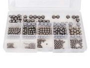 Набор шариков стальных 2-10мм 540 предметов ANROKEY