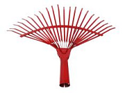 Грабли веерные пластичные разборные 22зуба