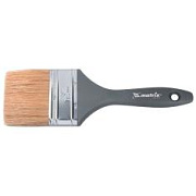 Кисть плоская ЕВРО 1 натуральная щетина пластиковая ручка 25мм