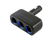 Разветвитель прикуривателя SKYWAY черный 10А