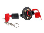 Выключатель массы 12V 100A универсальный с пластиковым ключом ALSA 05DK0102