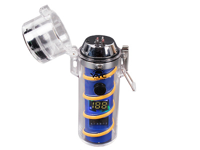 Фонарь-зажигалка АКБ USB 0909