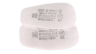 Предфильтр противоаэрозольный 3М 5911 комплект 2 штуки