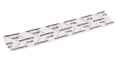 Полоски шлифовальные на пленочной основе Sandwox 328 Purple Zirconia Multi holes 70х400мм Р180 1шт 328.70.40.180.LC