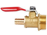 Кран шаровый М1/2 - штуцер под шланг 8мм ANROKEY