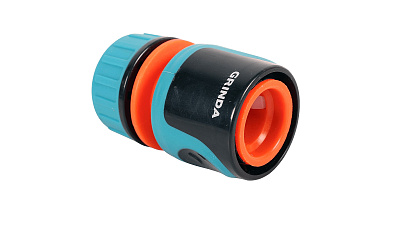 Соединитель быстросъёмный для шланга GRINDA PROLine TC-12 1/2 из ударопрочного пластика с TPR