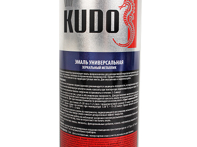 Эмаль KUDO золото зеркальное 520мл