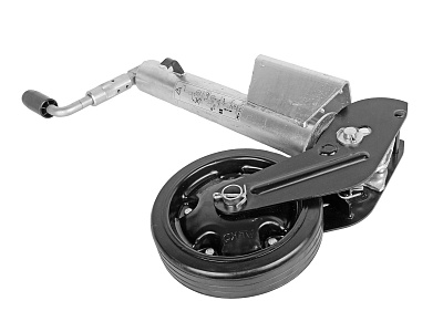 Колесо опорное 800кг d-73мм 255/65 в сборе с кронштейном 15008