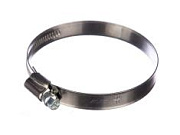 Хомут JTC червячный 60-80мм (нержавеющая сталь)
